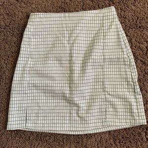 Brandy Melville pull on plaid skirt